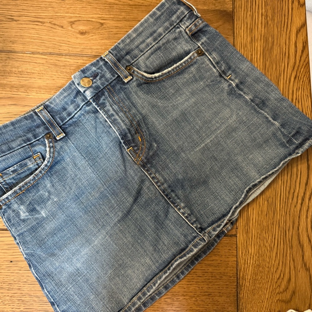 Denim Mini Skirt